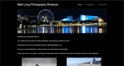 Desktop Screenshot of mattlongphotographybrisbane.weebly.com