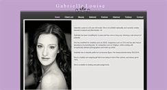 Desktop Screenshot of gabriellelouisemodelling.weebly.com