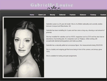 Tablet Screenshot of gabriellelouisemodelling.weebly.com