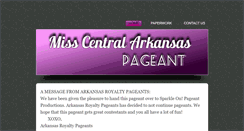 Desktop Screenshot of misscentralarkansaspageant.weebly.com