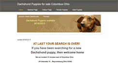 Desktop Screenshot of dachshundpuppiesforsalecolumbus.weebly.com