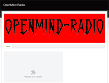 Tablet Screenshot of openmindradio.weebly.com