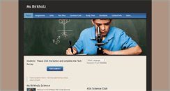 Desktop Screenshot of msbirkholzscience.weebly.com