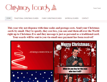 Tablet Screenshot of christmasecards.weebly.com