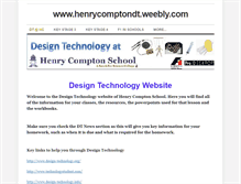 Tablet Screenshot of henrycomptondt.weebly.com