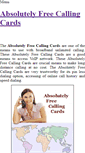 Mobile Screenshot of freecallcard.weebly.com