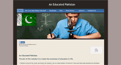 Desktop Screenshot of educate-pakistan.weebly.com