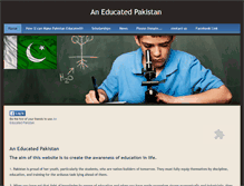 Tablet Screenshot of educate-pakistan.weebly.com
