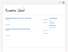 Tablet Screenshot of creativeideass.weebly.com
