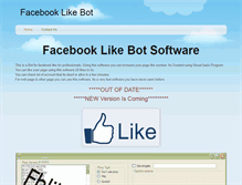 Tablet Screenshot of fblikebot.weebly.com