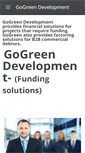 Mobile Screenshot of gogreendevelopment.weebly.com