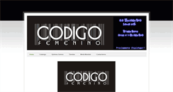 Desktop Screenshot of codigofemenino.weebly.com