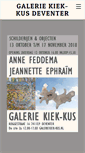 Mobile Screenshot of galeriekiek-kus.weebly.com