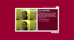 Desktop Screenshot of justinbieberloverz.weebly.com