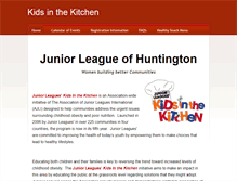 Tablet Screenshot of jlhkidsinthekitchen.weebly.com