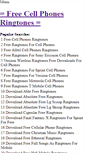 Mobile Screenshot of freecellphonesringtones.weebly.com