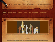 Tablet Screenshot of mrsstarrett.weebly.com