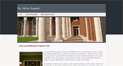 Desktop Screenshot of myhomesupport.weebly.com