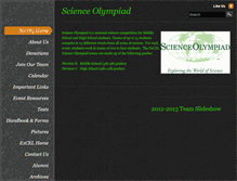 Tablet Screenshot of excelscienceolympiad.weebly.com