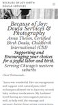 Mobile Screenshot of becauseofjoydoula.weebly.com