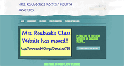 Desktop Screenshot of mrsroubicek.weebly.com