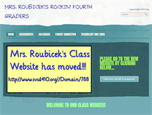 Tablet Screenshot of mrsroubicek.weebly.com