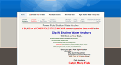 Desktop Screenshot of power-pole-shallow-water-anchor.weebly.com