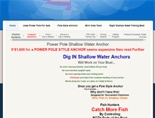 Tablet Screenshot of power-pole-shallow-water-anchor.weebly.com