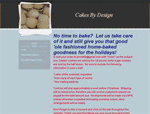 Tablet Screenshot of cakesbydesign.weebly.com