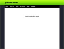 Tablet Screenshot of parkbench.weebly.com