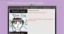 Desktop Screenshot of pomfm.weebly.com