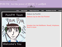 Tablet Screenshot of pomfm.weebly.com