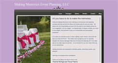 Desktop Screenshot of makingmemorieseventplanning.weebly.com