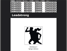 Tablet Screenshot of leadstrong.weebly.com