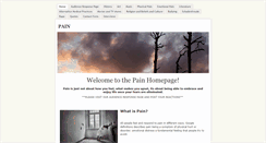 Desktop Screenshot of painhomepage.weebly.com