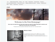 Tablet Screenshot of painhomepage.weebly.com