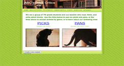 Desktop Screenshot of abcbookcritics.weebly.com