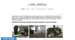 Desktop Screenshot of landlrentals.weebly.com