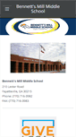 Mobile Screenshot of bennettsmillmiddleschool.weebly.com