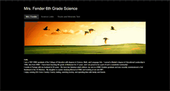 Desktop Screenshot of fender6science.weebly.com