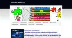 Desktop Screenshot of pattisclass.weebly.com