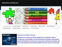 Tablet Screenshot of pattisclass.weebly.com