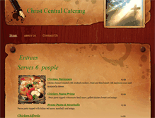 Tablet Screenshot of christcentralcatering.weebly.com