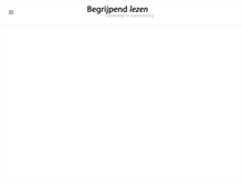 Tablet Screenshot of begrijpendlezen.weebly.com