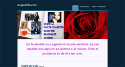 Desktop Screenshot of mujeraldia.weebly.com