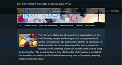 Desktop Screenshot of leeuniversityfiberartsclub.weebly.com