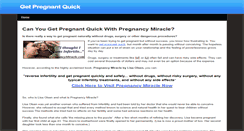 Desktop Screenshot of getpregnantquick.weebly.com