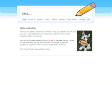 Tablet Screenshot of jacs.weebly.com