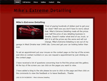 Tablet Screenshot of mikesextremedetailing.weebly.com