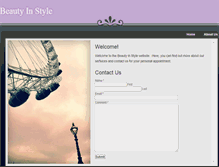 Tablet Screenshot of beautyinstyle.weebly.com